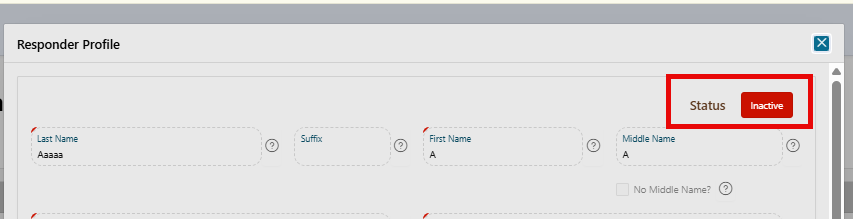 Setting an Inactive Profile to Active